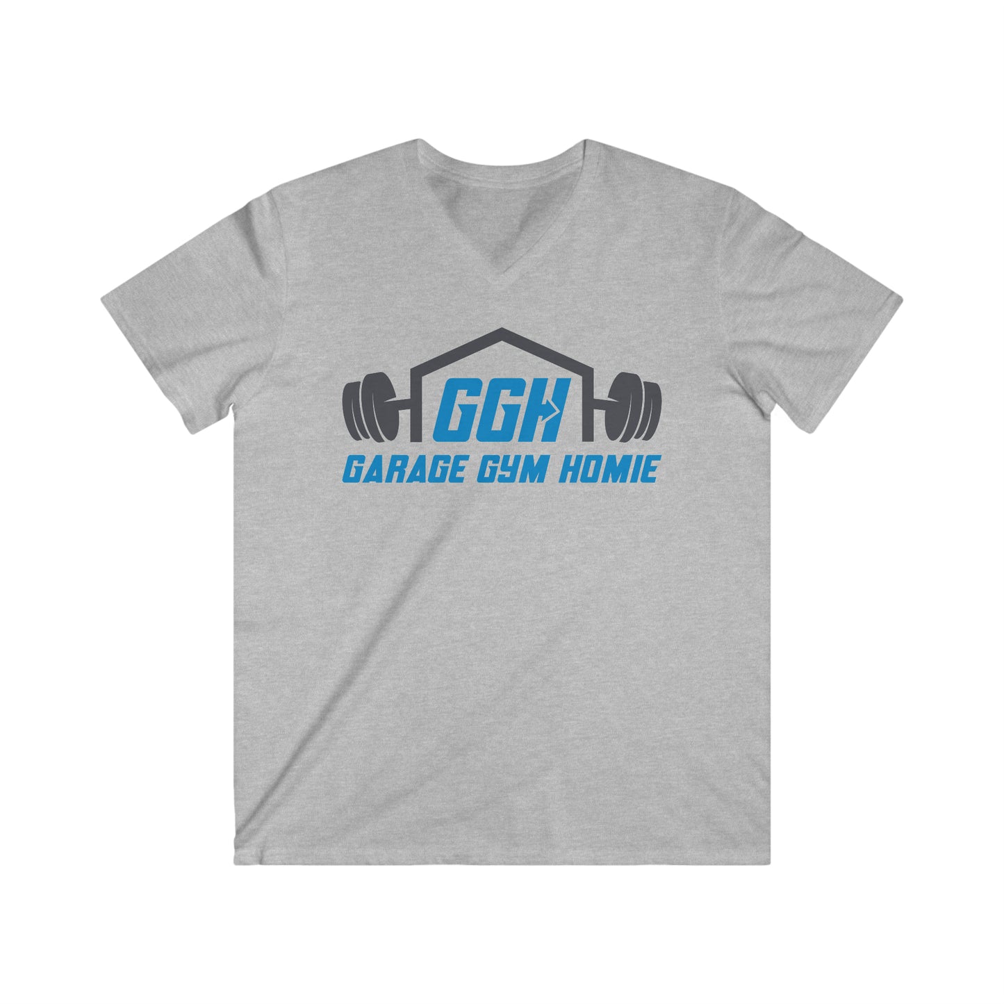 Men's Fitted V-Neck Short Sleeve Tee