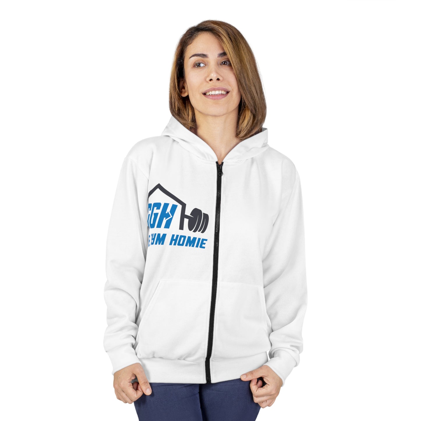 HIGH STIM SATURDAY - Zip Hoodie (AOP)
