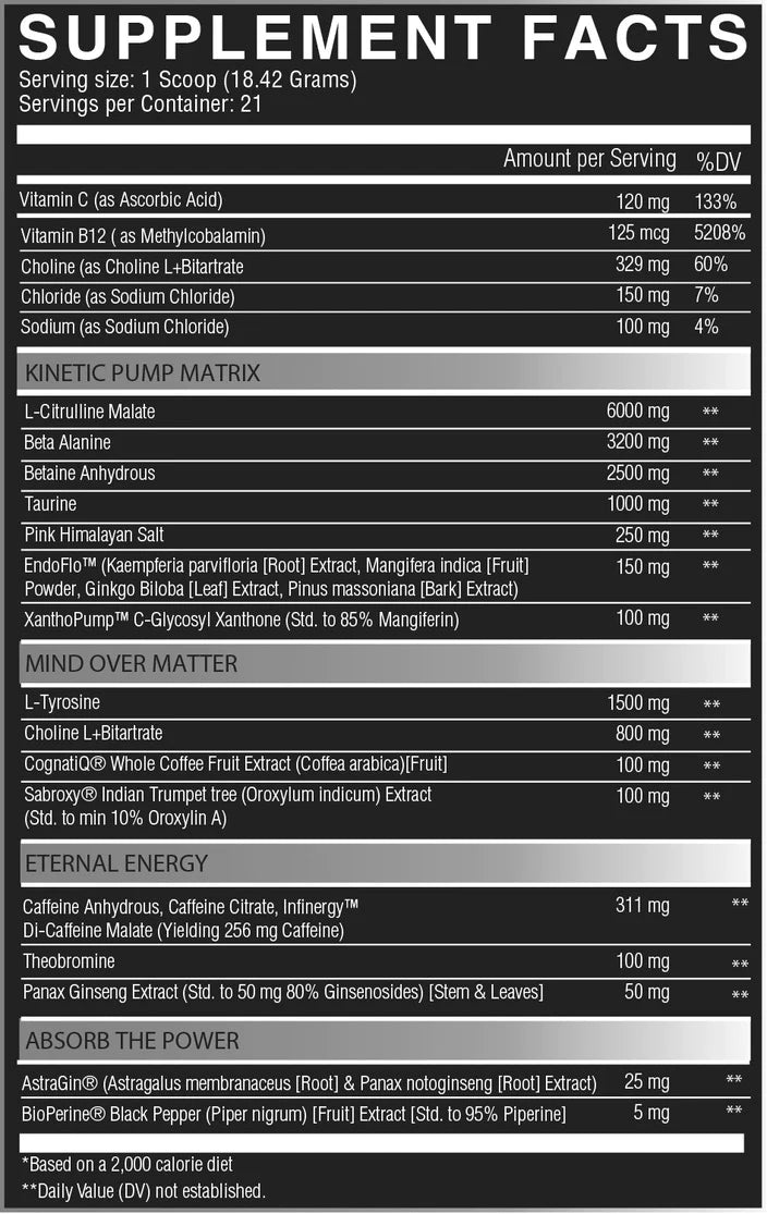 NutriFitt KROBAA Pre-Workout