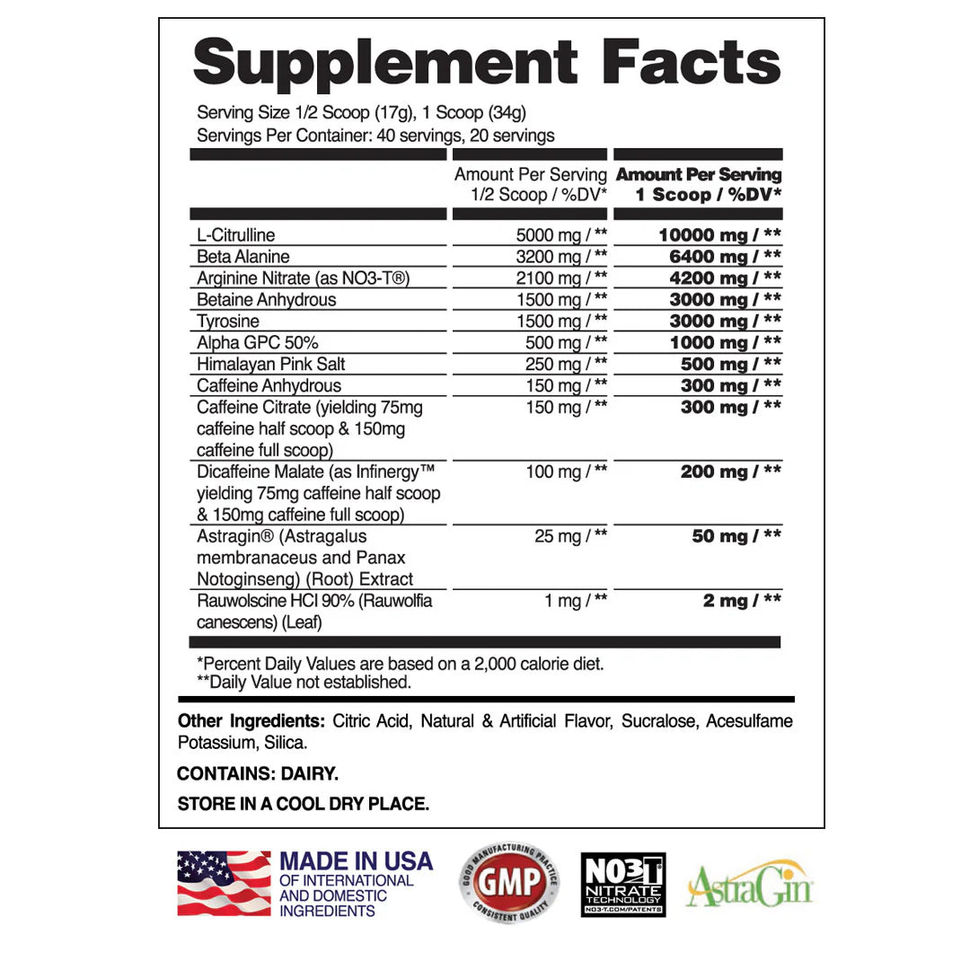 Apollon Nutrition F#CK Mediocre Pre-Workout