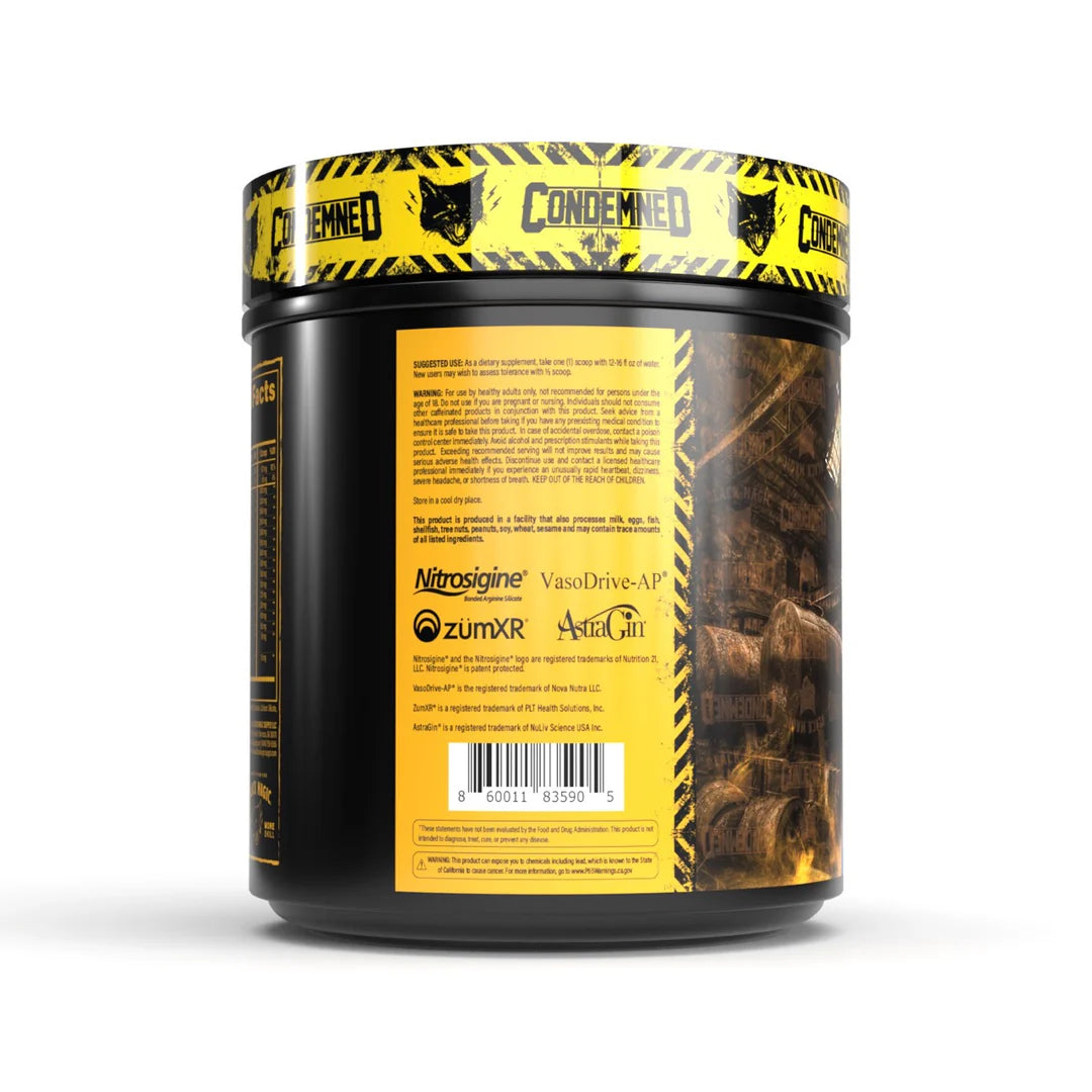 Condemned Labz X Black Magic DECEPTION Pre-Workout