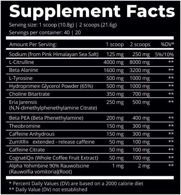 Dark Labs Crack Reloaded Pre-Workout