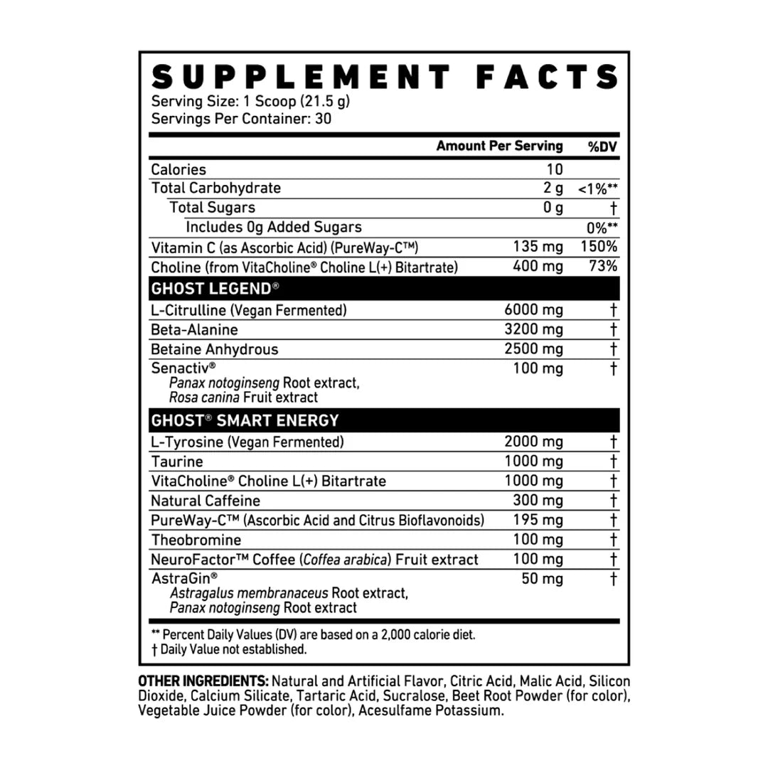 Ghost Legend Pre-Workout