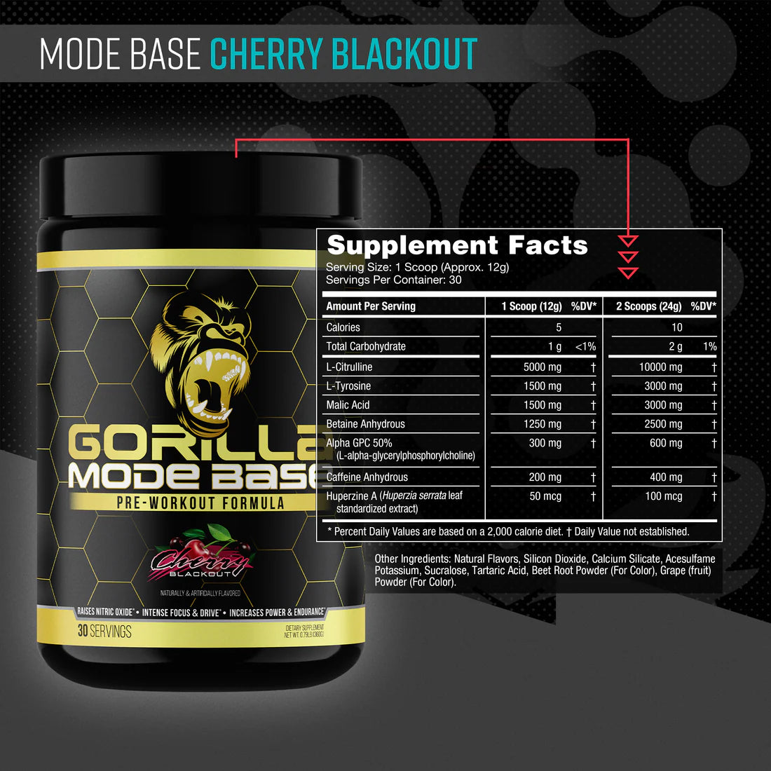 Gorilla Mind Gorilla Mode Base Pre-Workout