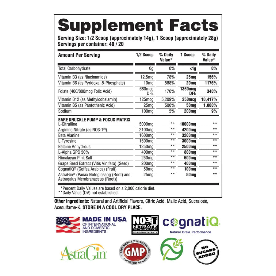 Apollon Nutrition Hooligan Bare Knuckle