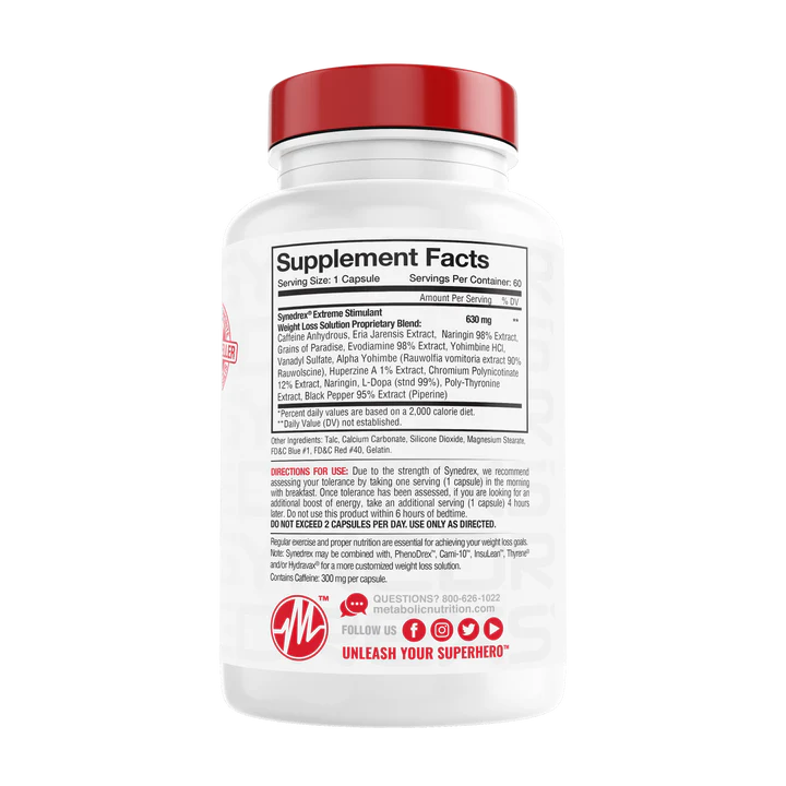 Metabolic Nutrition SYNEDREX Fat Burner