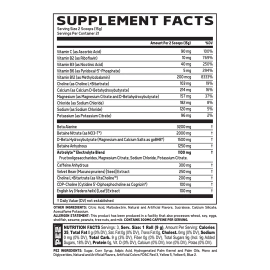 Glaxon Specimen Genesis PEZ Pre-Workout