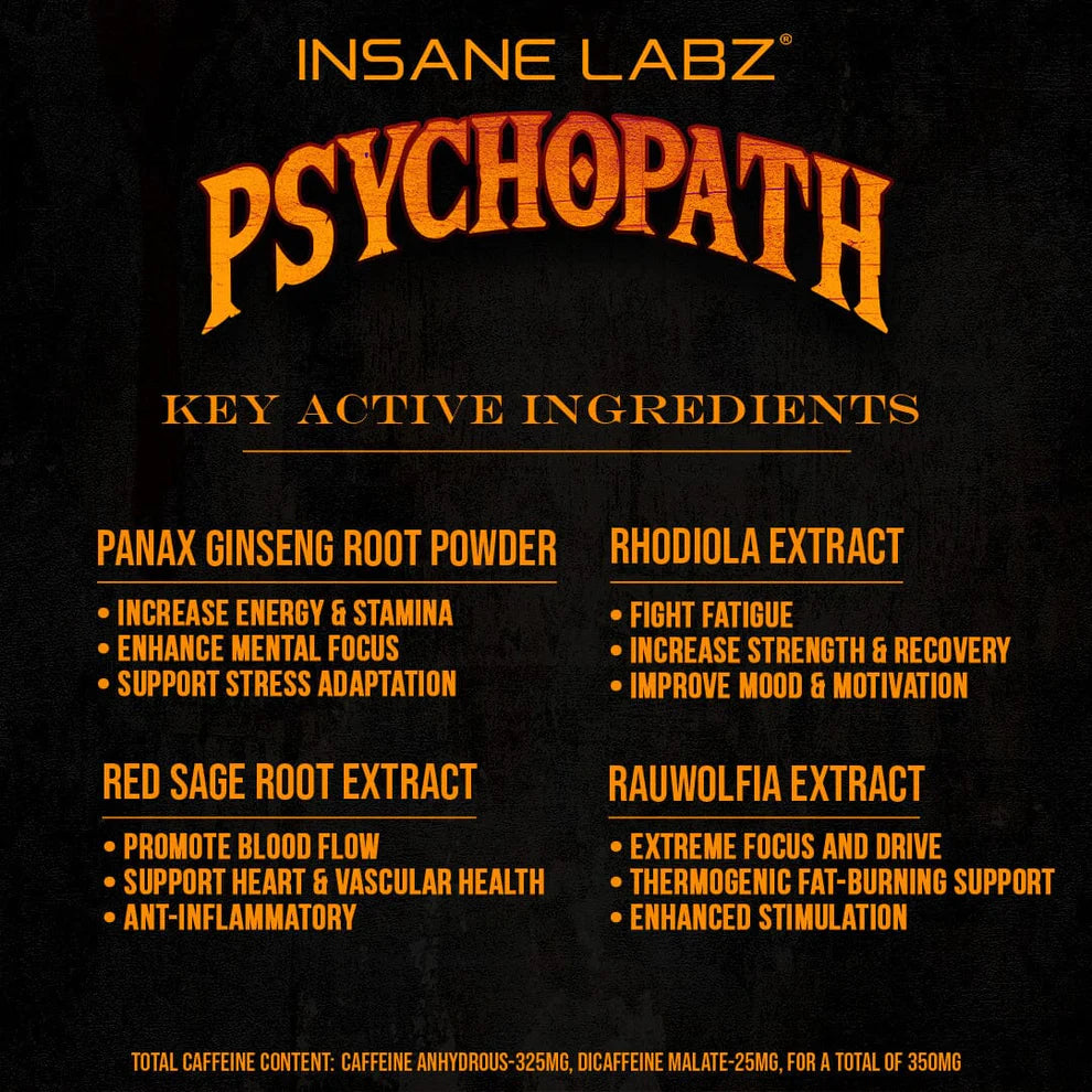 Insane Labz Psychopath Pre-Workout