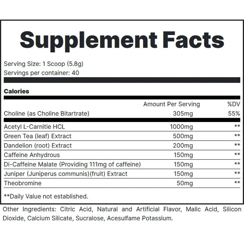 REDCON1 DOUBLE TAP FAT BURNER