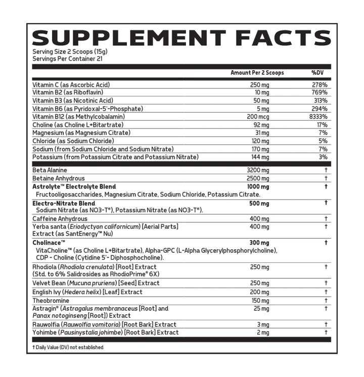 Glaxon Specimen MAX Pre-Workout