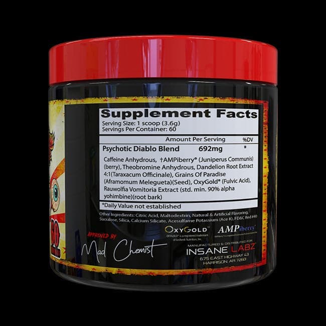 Insane Labz Psychotic Diablo Powder