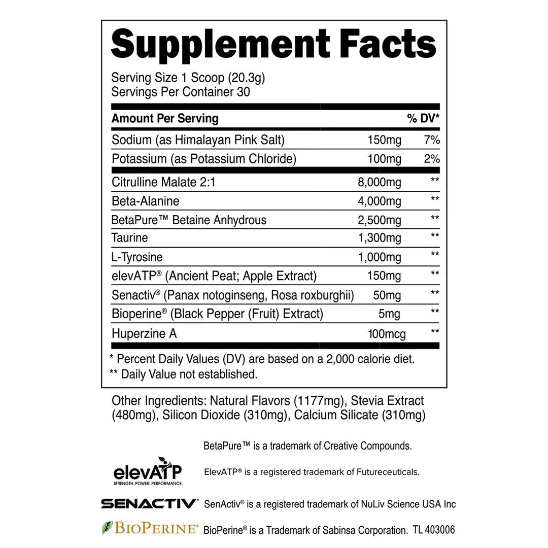 Transparent Labs Stim-Free Pre-Workout