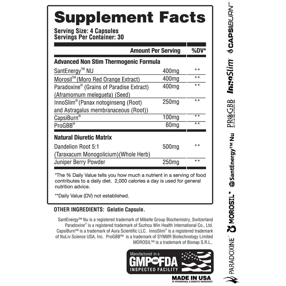 Apollon Nutrition Molotov Fat Burner