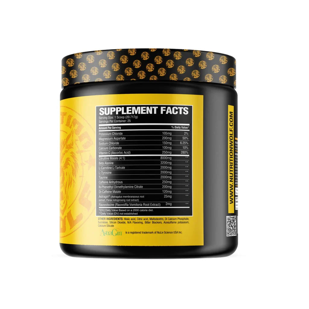 Nutrition Wolf Big Bad Pre Workout
