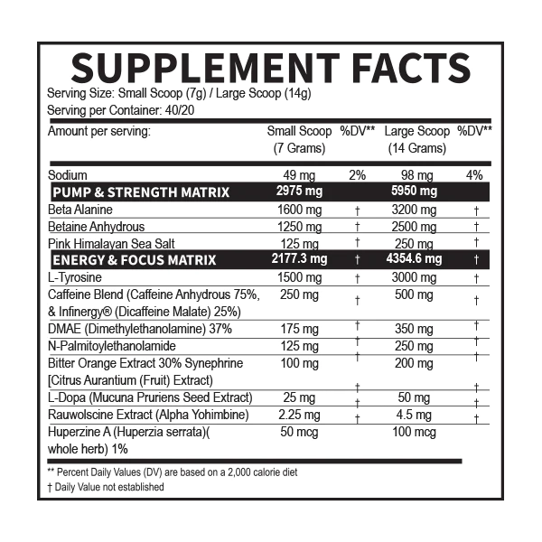 Dragon Pharma Venom Inferno Pre-Workout