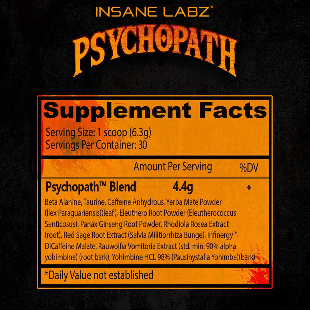 Insane Labz Psychopath Pre-Workout