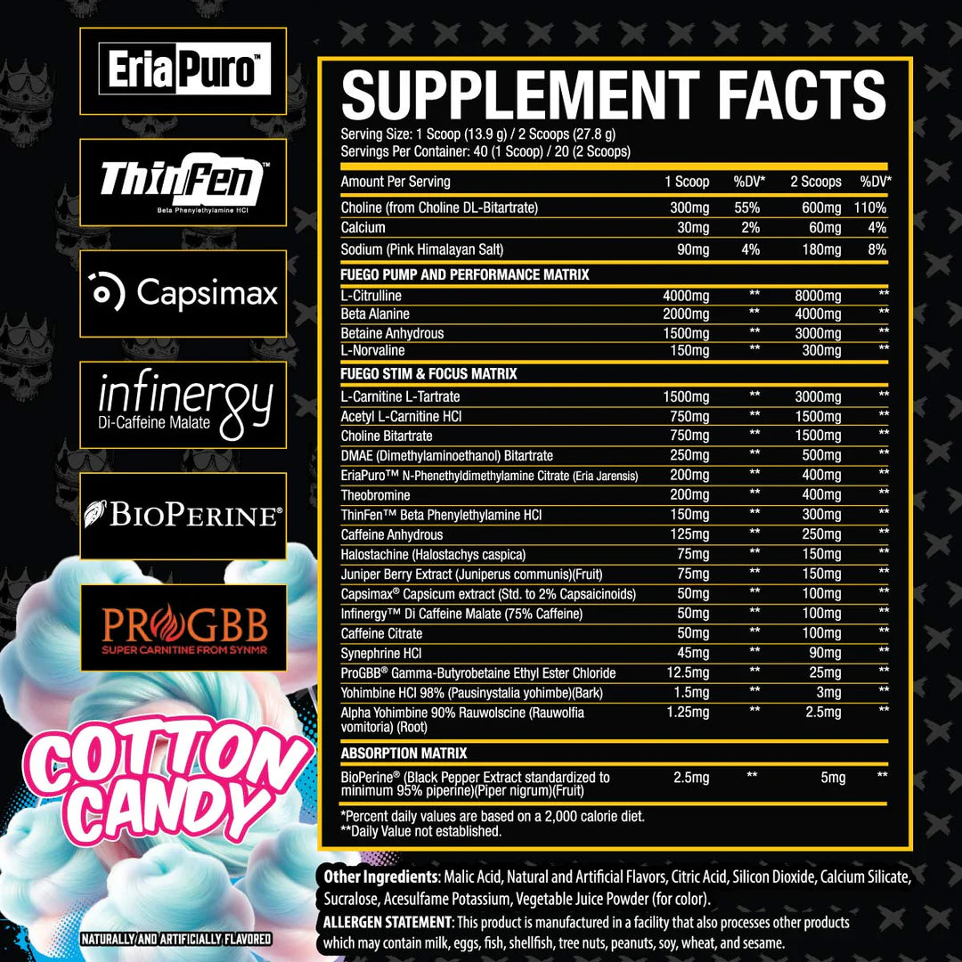 Xtremis Cartel El Jefe Fuego Pre-Workout