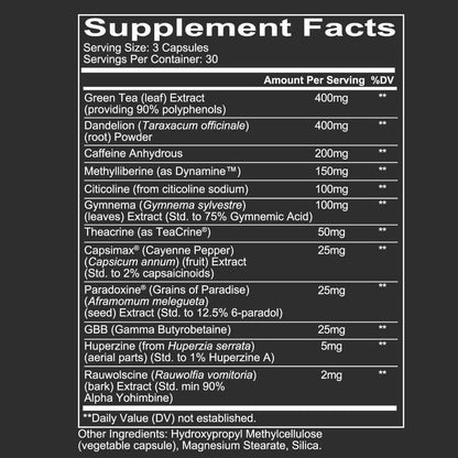 Redcon1 C-BURN Fat Burner