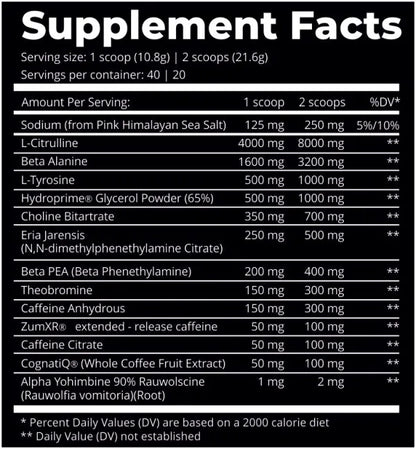 Dark Labs Crack Reloaded Pre-Workout