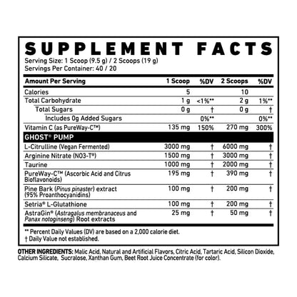 GHOST PUMP Pre-Workout