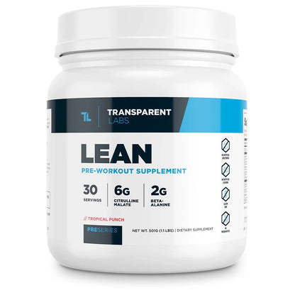 Transparent Labs Lean Pre-Workout