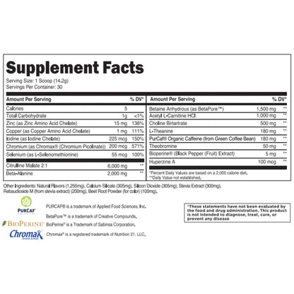 Transparent Labs Lean Pre-Workout