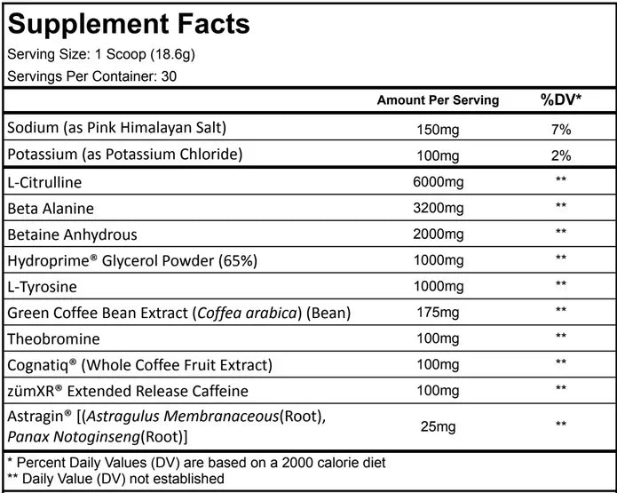Dark Labs Crack Initiation Pre-Workout