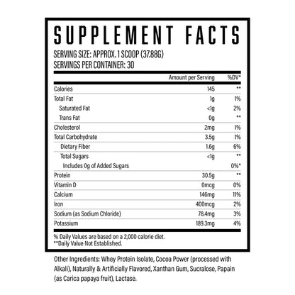 HUGE SUPPLEMENTS HUGE ISOLATE