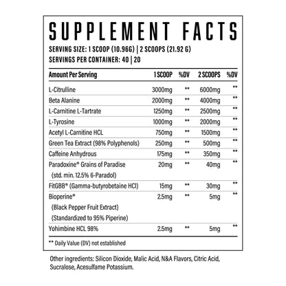 Huge Supplements Wrecked Inferno Pre-Workout