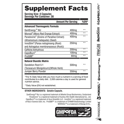 Apollon Nutrition Chaos Hardcore Fat Burner