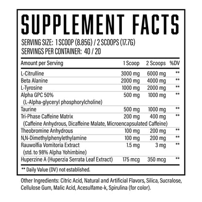 Huge Supplements Wrecked Enraged Pre-Workout